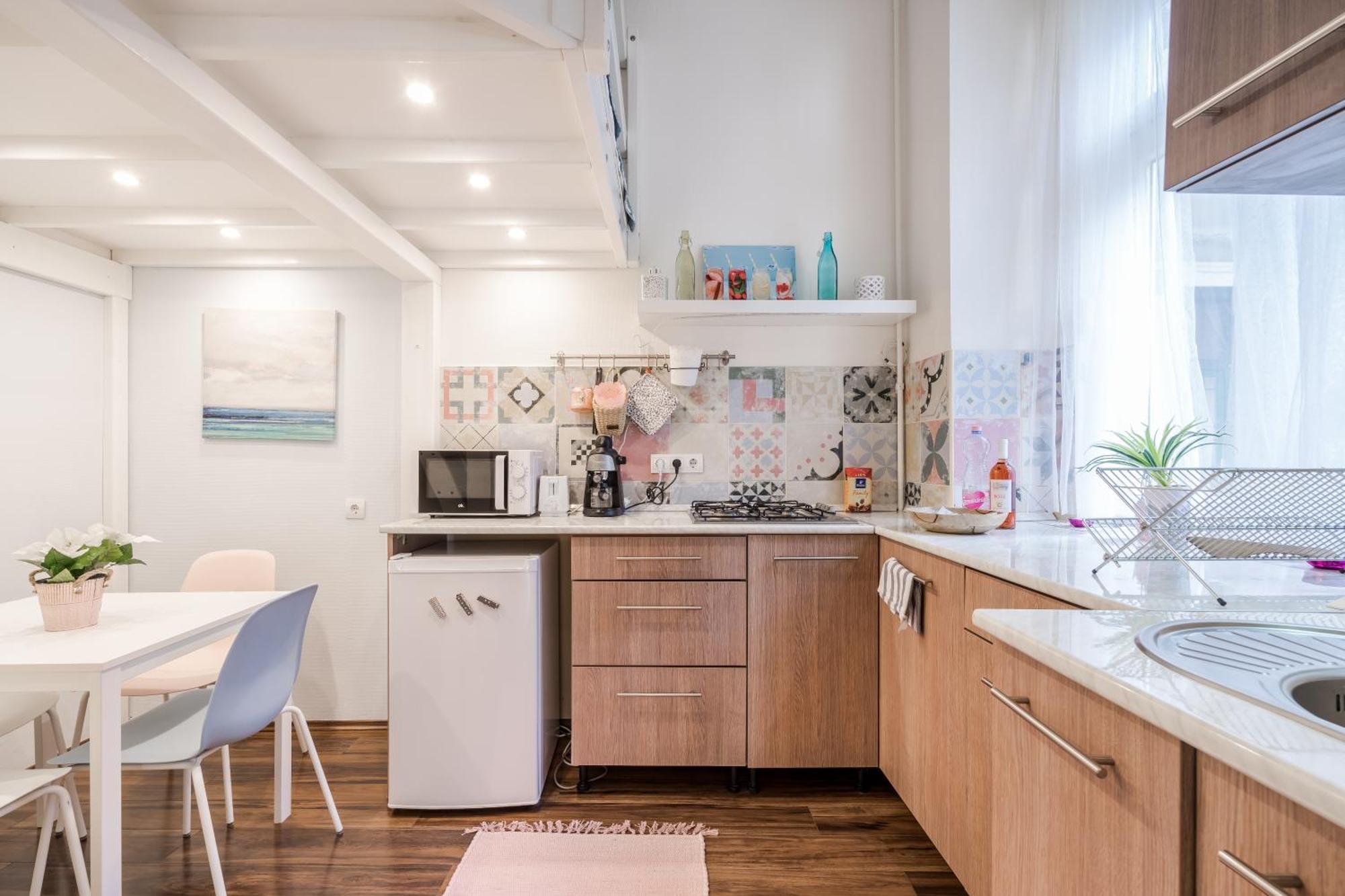 Bpr Stylish Mosaic Home With Terrace Budapeşte Dış mekan fotoğraf