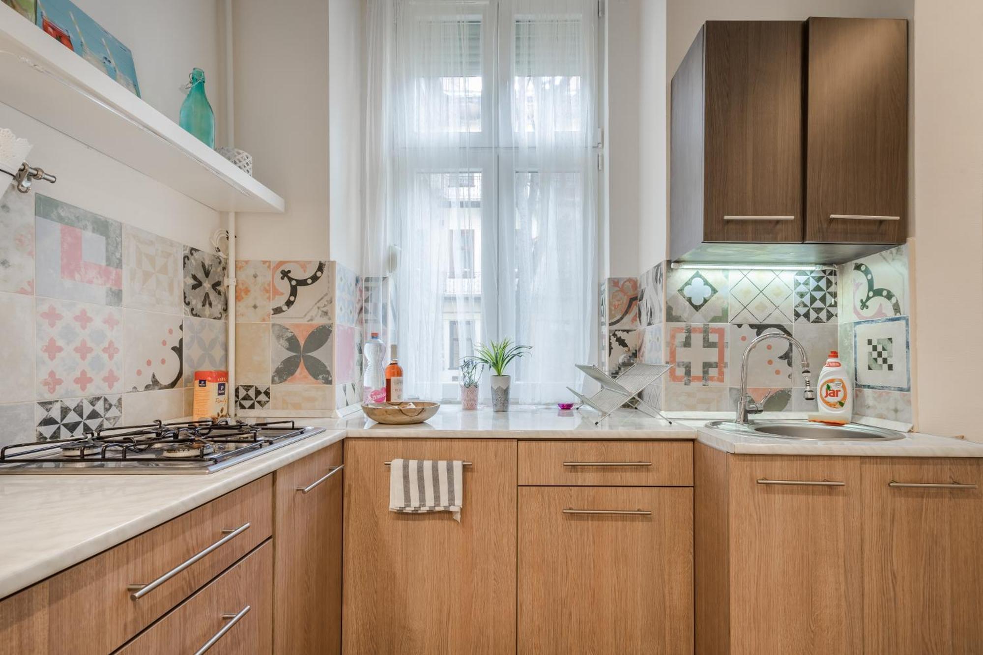 Bpr Stylish Mosaic Home With Terrace Budapeşte Dış mekan fotoğraf
